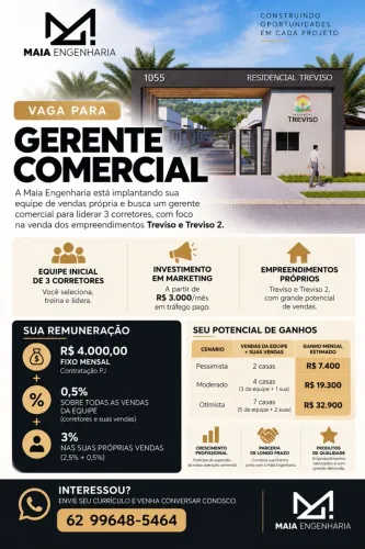 Vaga de Gerente 