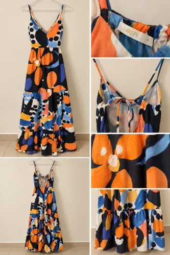 Lindo vestido estampado