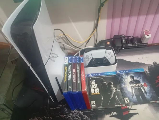 PS5 SLIM COM LEITOR