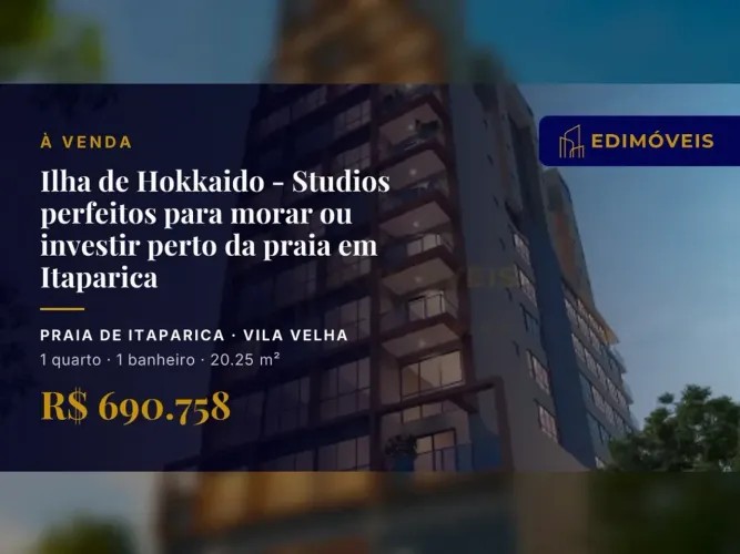 Studio na Praia de Itaparica com 1 quarto, perto da praia e serviços