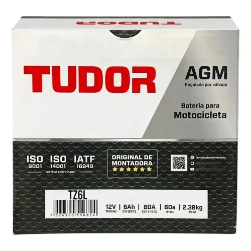 BATERIA TUDOR 6AH 12 MESES 
