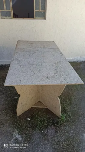 Mesa em pedra 6 lugares