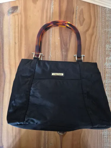 bolsa de mão j.waltson preta nylon