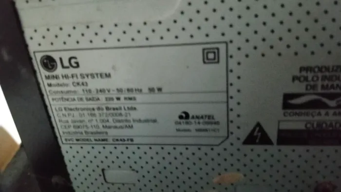 Mini system LG ck-43