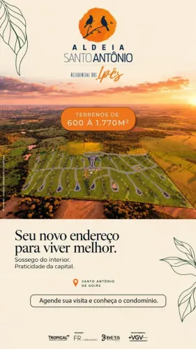 Imóvel para venda possui 607 metros quadrados em Setor Central - Santo Antônio de Goiás - 