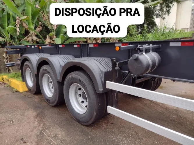 Locação de Carretas porta Containers 40" ou Venda