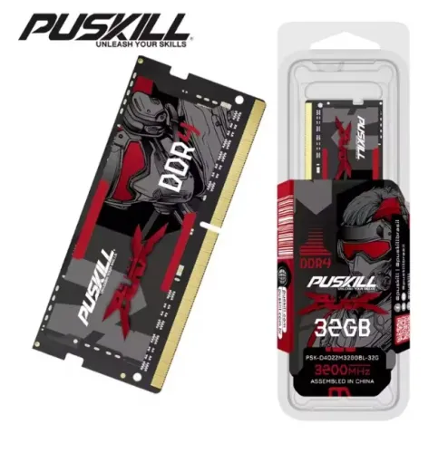 Memória Ram Notebook Gamer PUSKILL KILLBLADE 32gb Ddr4 3200mhz - Aceito Trocas