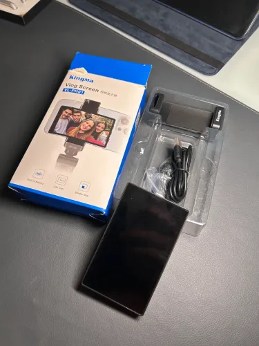 Monitor para Celular Câmera Traseira - Kingma Screen Vlog Selfie