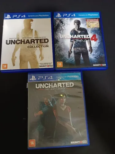 Combo Jogos Uncharted PS4