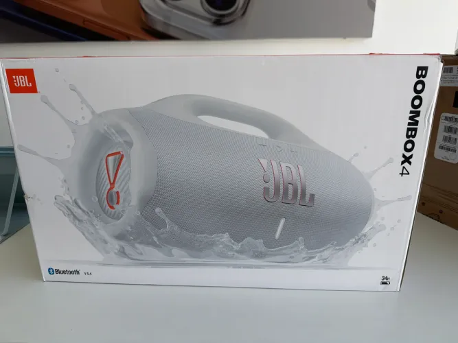 JBL Boombox 4 Branca - Lacrada - Loja Física