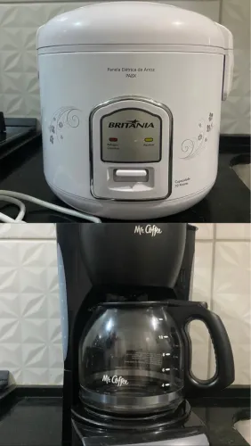 Panela elétrica & Cafeteira elétrica