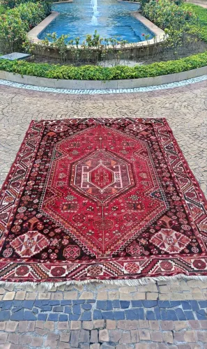 Tapete Persa Shiraz Kashgay (Tecido á Mão)