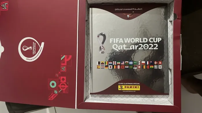 ÁLBUM COPA 2022 CAPA DURA PRATA - COMPLETO