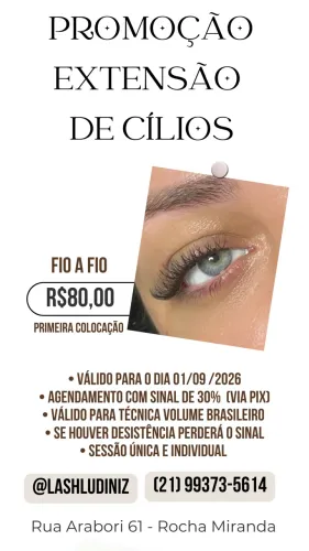 Promoção de Extensão de Cílios