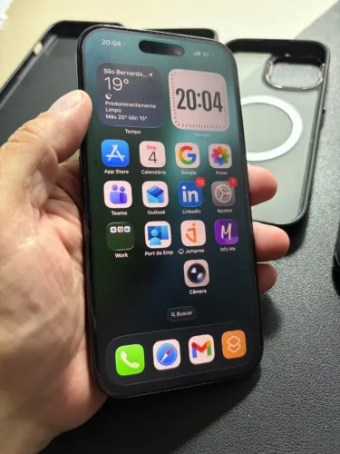 Phone 15 128GB - NF Brasil, bateria 92%, caixa original