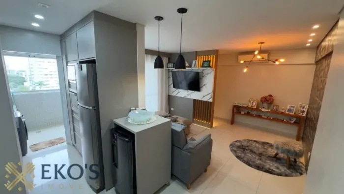 Apartamento a venda no Edifício Paris - Novo Centro - Av João Paulino - Mobiliado