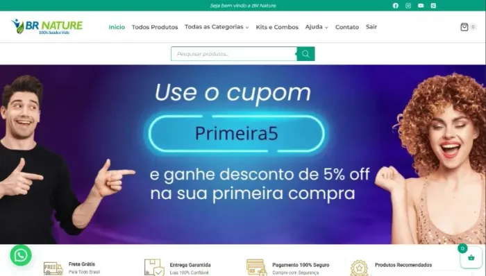 Vendo ou Troco, loja virtual dropshipping completa, site em funcionamento.