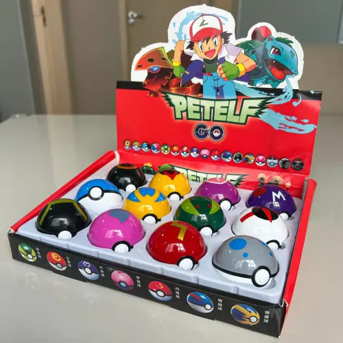 Combo C/12 Pokebolas com Pokémon dentro