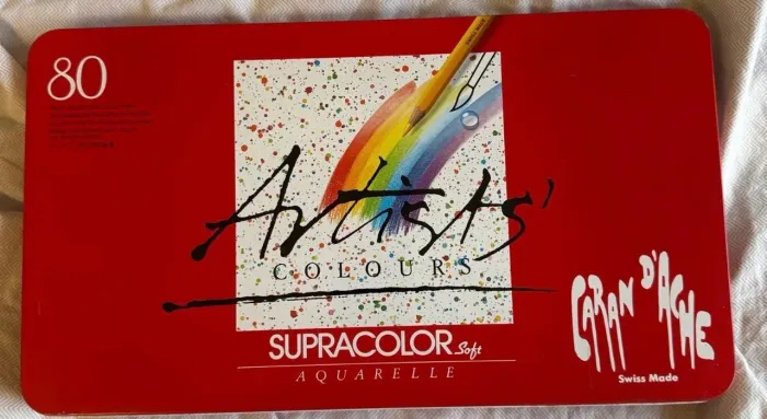 Lápis aquarela Caran D?Ache 80 cores 