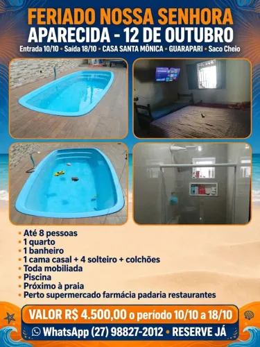 Alugo feriado de outubro. "Semana saco cheio""