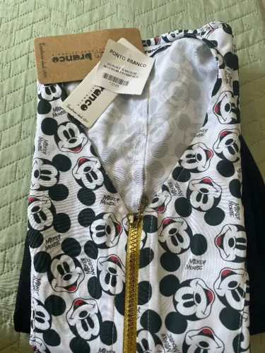 Scrub ponto branco Mickey