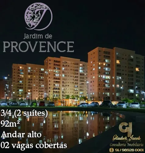 Vendo Jardim de Provence com 3/4 (2 suítes) e 2 vagas.