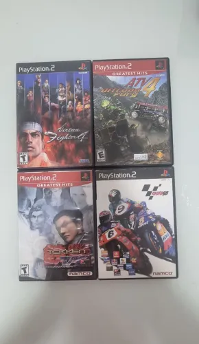 Lote capas com caixas para PS2