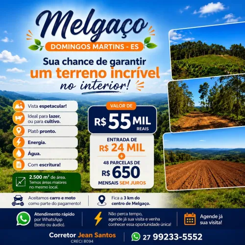 TERRENO EM MELGAÇO ES