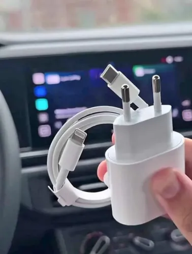 Carregador de iPhone 20W + cabo completo
