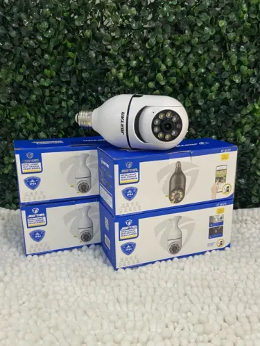 ? Câmera de Segurança Wi-Fi Tipo Lâmpada - Visão 360°