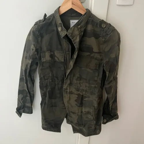 Jaqueta de sarja verde militar