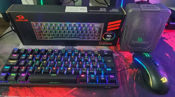 Mouse e Teclado Redragon Sem Fio