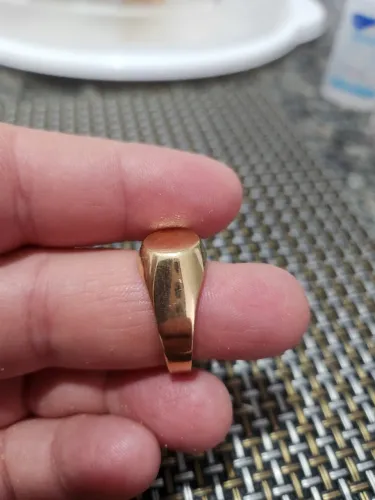 Anel de ouro 18k masiço