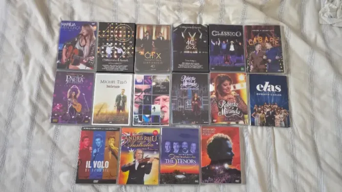 LOTE COM 16 DVDs DE SHOWS ORIGINAIS | SERTANEJO, Chitãozinho & Xororó, Marília Mendonça +