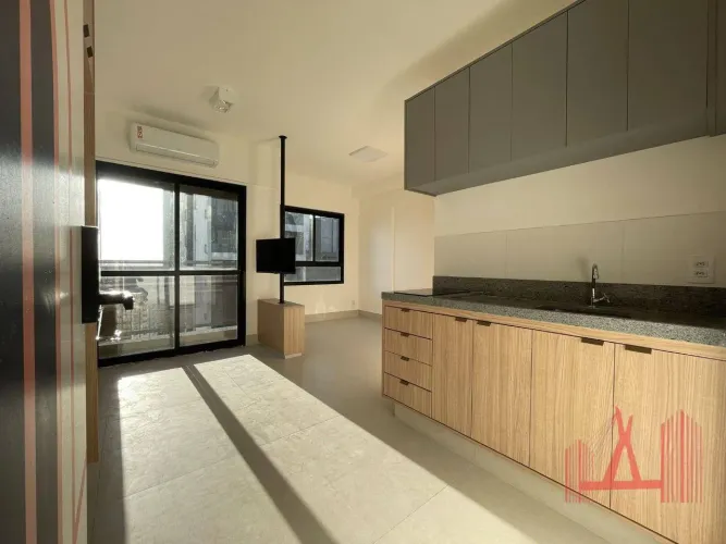 Studio SEMIMOBILIADO para Locação com 1 dormitório, com 25 m² - Vila Madalena