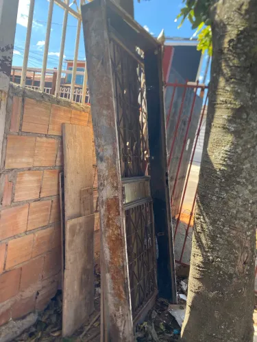 Porta de ferro para reforma