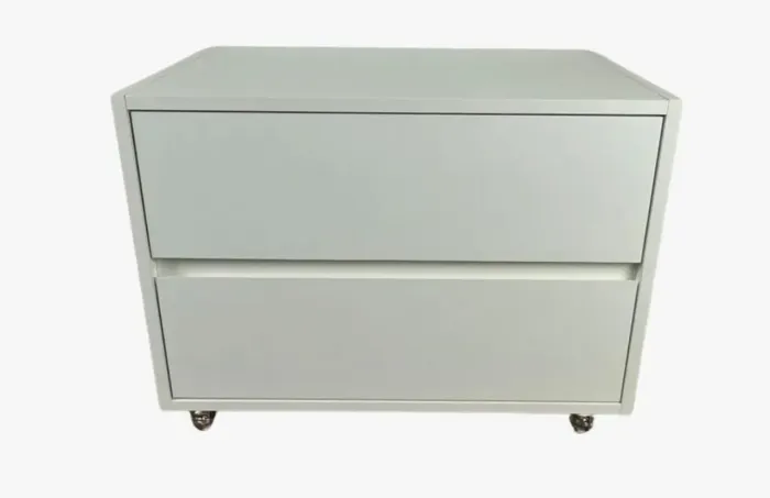 Gaveteiro Com Rodinhas 80x40x40cm Branco Sem Furos