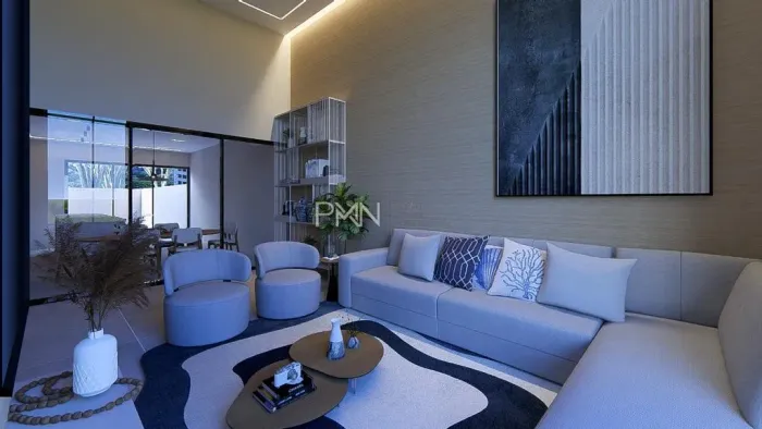 Casa à venda em Paulínia, Parque Brasil 500, com 4 suítes, com 222.51 m², Santorini Reside