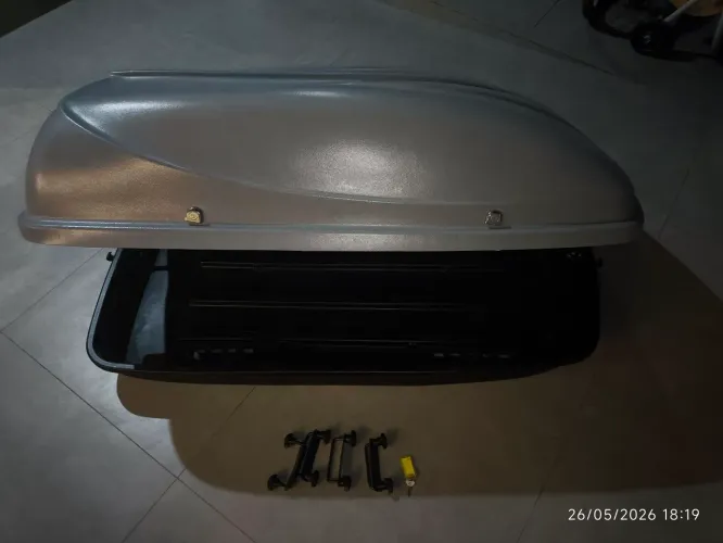 Baú de teto, maleiro para teto de carro 470l