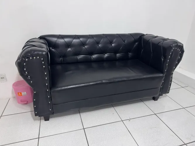 Sofá namoradeira 3 lugares
