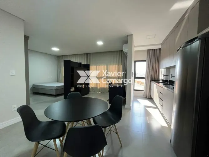 Apartamento mobiliado com 1 quarto para locação no Centro - Rio Claro/SP