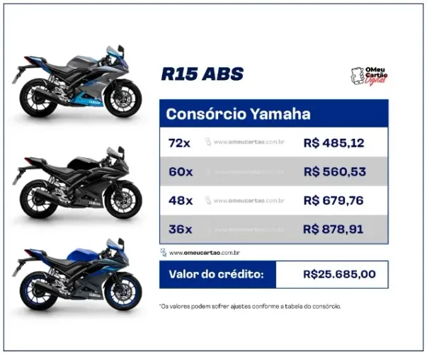 Consórcio YZF R-15 155