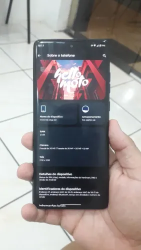 Moto Edge 60 com nota fiscal