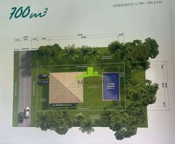 Praia do Forte - Litoral Norte. Condomínio Praia Bella. Lote À Venda Com 700m², Frente de