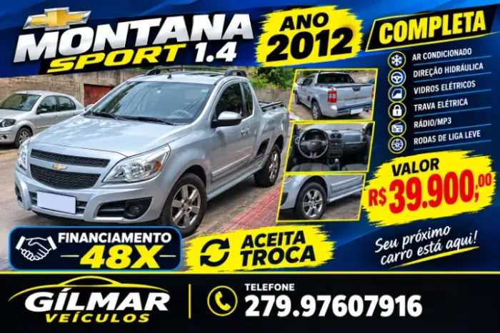 Chevrolet Montana Sport 1.4 Econoflex 8V 2P 2012