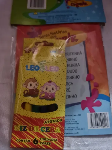Livrinho para colorir 15 cm. Mais Giz. Cod 3