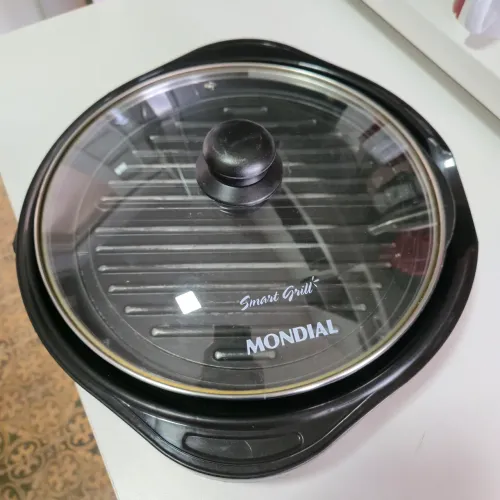 Grill Redondo Mondial Smart Grill 30cm, Preto, 1200W, 110v