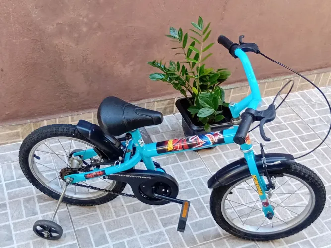 Bicicleta infantil aro 16 homem aranha