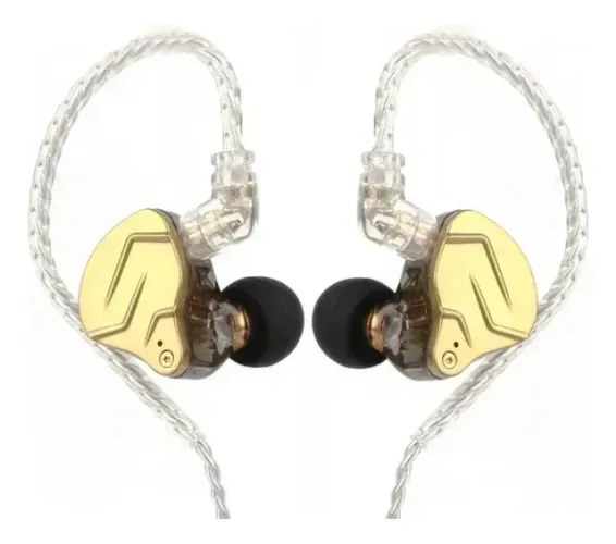 Fone KZ ZSN Pro X Dourado [Novo, Lacrado]