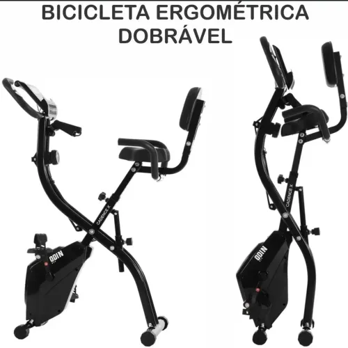 Bicicleta Ergométrica Vertical Dobrável Cadence X Odin Fit Seminova
